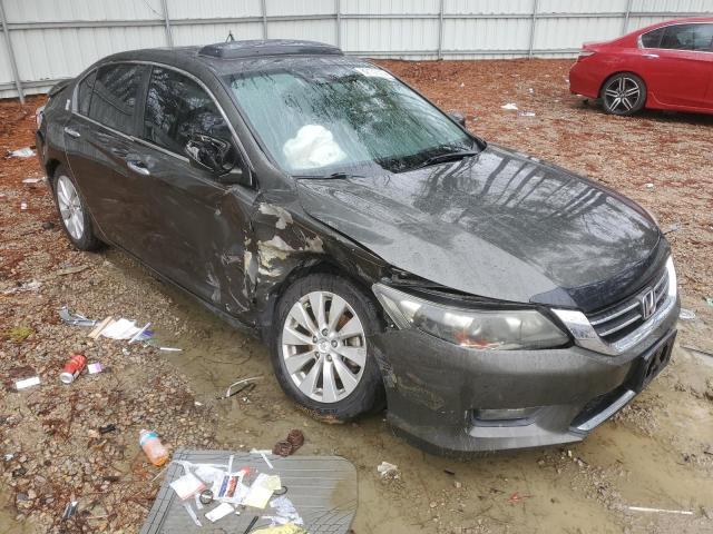 1HGCR2F85FA128427 - 2015 HONDA ACCORD EXL GREEN photo 4