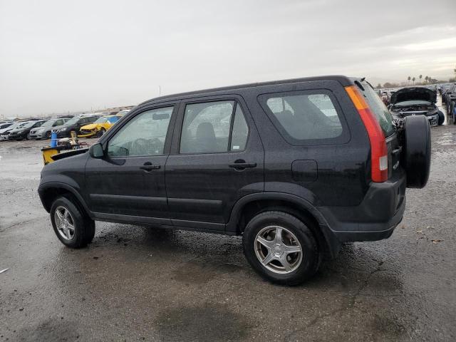 JHLRD684X3C003435 - 2003 HONDA CR-V LX BLACK photo 2