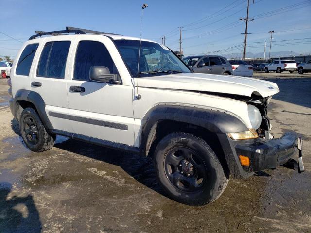 1J8GL48K47W653949 - 2007 JEEP LIBERTY SPORT WHITE photo 4