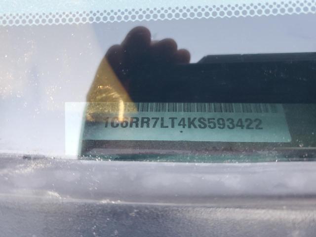 1C6RR7LT4KS593422 - 2019 RAM 1500 CLASS SLT წითელი ფოტო 13