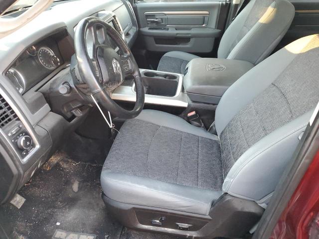 1C6RR7LT4KS593422 - 2019 RAM 1500 CLASS SLT წითელი ფოტო 7