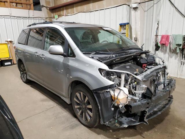 5TDDZ3DC7LS249541 - 2020 TOYOTA SIENNA XLE SILVER photo 4