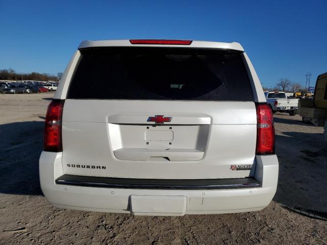 1GNSCJKC3GR167558 - 2016 CHEVROLET SUBURBAN C1500 LTZ WHITE photo 6