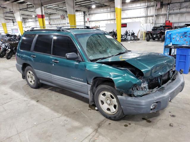 JF1SF63571G727457 - 2001 SUBARU FORESTER L GREEN photo 4