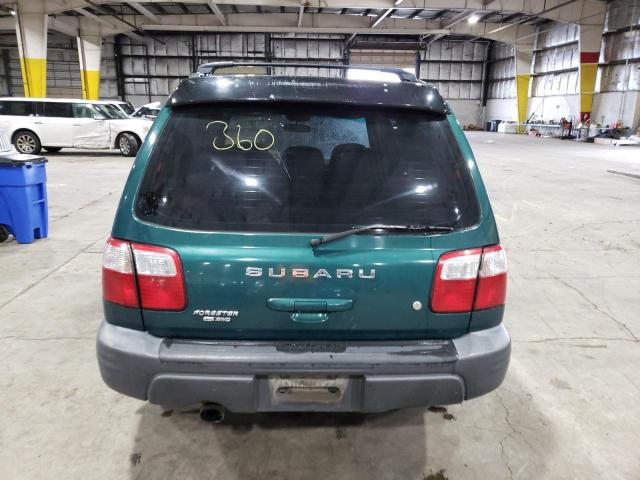 JF1SF63571G727457 - 2001 SUBARU FORESTER L GREEN photo 6