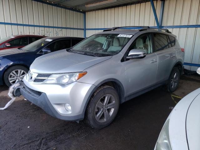 2T3WFREV7FW181846 - 2015 TOYOTA RAV4 XLE SILVER photo 1