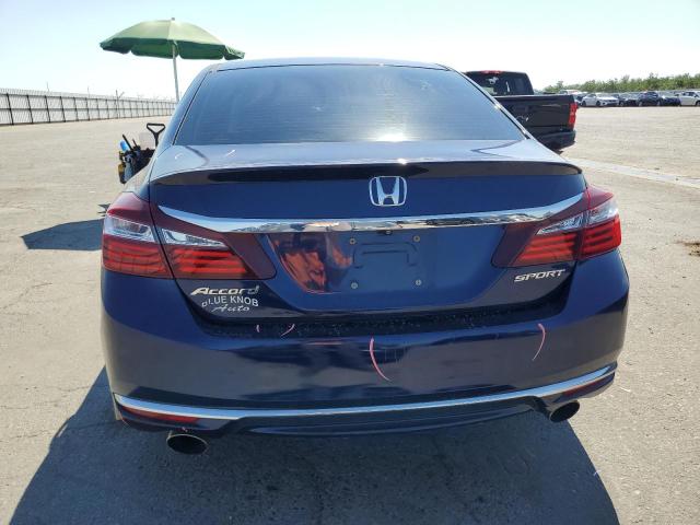 1HGCR2F57GA246731 - 2016 HONDA ACCORD SPORT Mavi foto 6