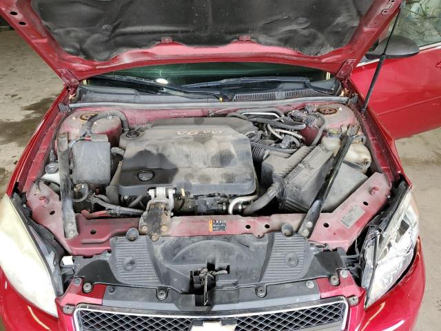 2G1WB5E35D1147390 - 2013 CHEVROLET IMPALA LT MAROON photo 11