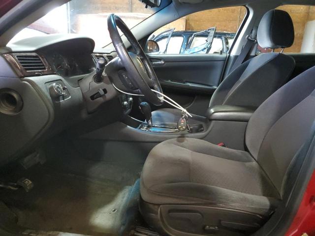 2G1WB5E35D1147390 - 2013 CHEVROLET IMPALA LT MAROON photo 7