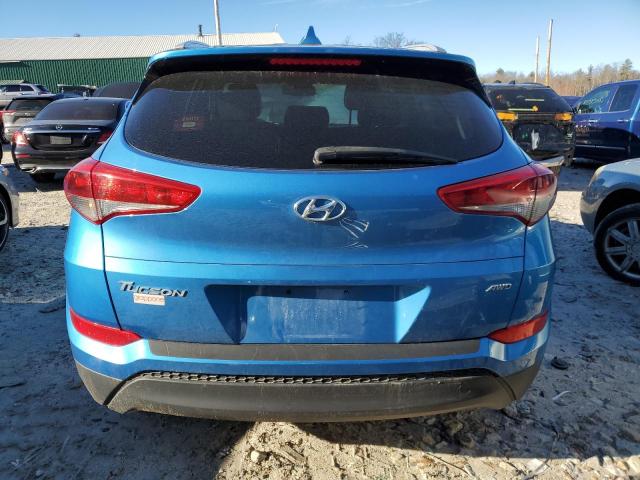 KM8J3CA41HU428934 - 2017 HYUNDAI TUCSON LIMITED BLUE photo 6