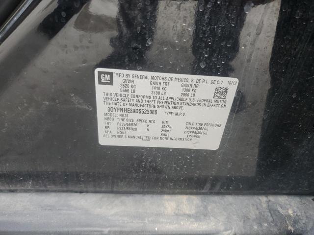 3GYFNHE39DS525080 - 2013 CADILLAC SRX PERFORMANCE COLLECTION BLACK photo 13