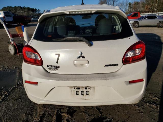 ML32A3HJ8HH021635 - 2017 MITSUBISHI MIRAGE ES WHITE photo 6