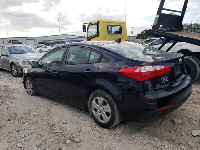 KNAFK4A60F5348906 - 2015 KIA FORTE LX BLACK photo 2