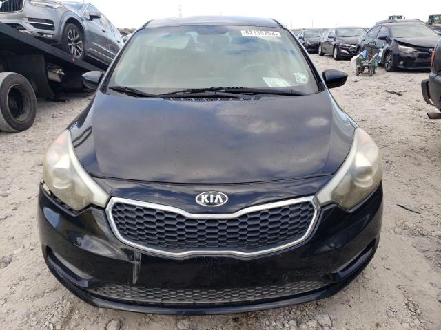 KNAFK4A60F5348906 - 2015 KIA FORTE LX BLACK photo 5