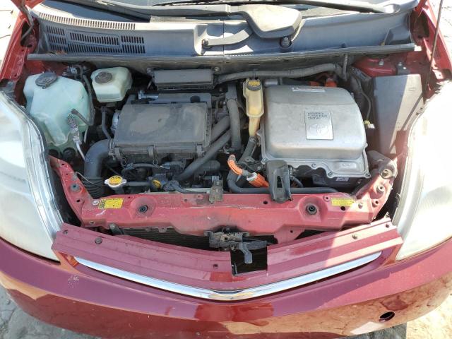 JTDKB20U067525934 - 2006 TOYOTA PRIUS RED photo 11