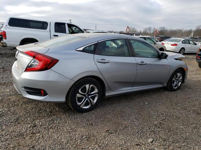 2HGFC2F53JH598275 - 2018 HONDA CIVIC LX SILVER photo 3