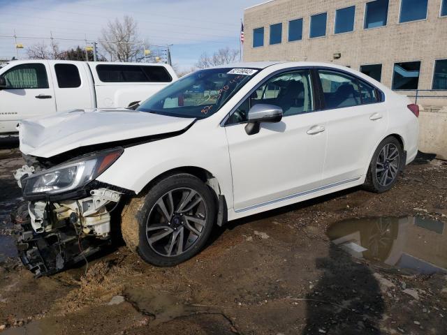 4S3BNAR65K3008698 - 2019 SUBARU LEGACY SPORT WHITE photo 1