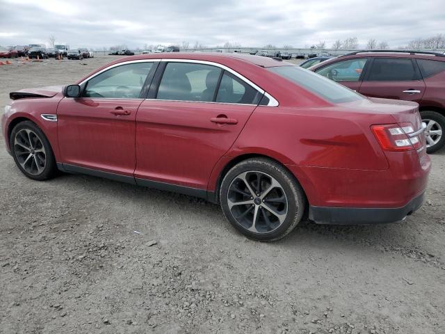 1FAHP2E84EG173730 - 2014 FORD TAURUS SEL RED photo 2