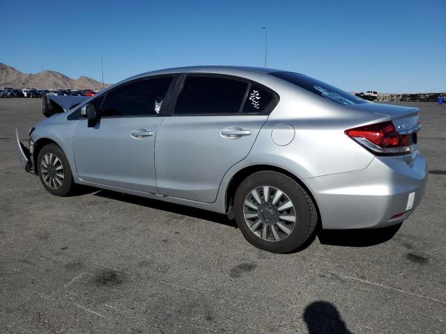 19XFB2F55EE057022 - 2014 HONDA CIVIC LX SILVER photo 2