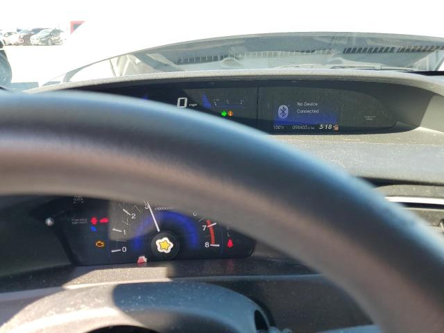 19XFB2F55EE057022 - 2014 HONDA CIVIC LX SILVER photo 9