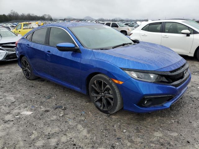 2HGFC2F87LH550386 - 2020 HONDA CIVIC SPORT 蓝色 照片 4