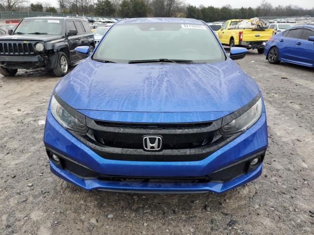 2HGFC2F87LH550386 - 2020 HONDA CIVIC SPORT 蓝色 照片 5