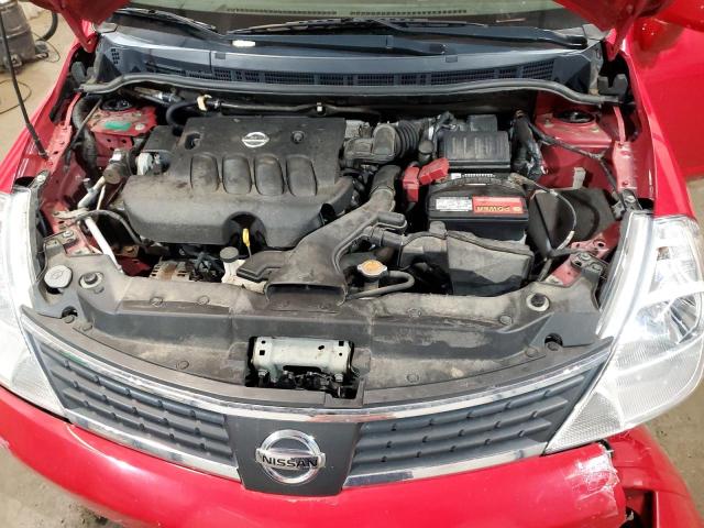 3N1BC13E28L447542 - 2008 NISSAN VERSA S RED photo 11