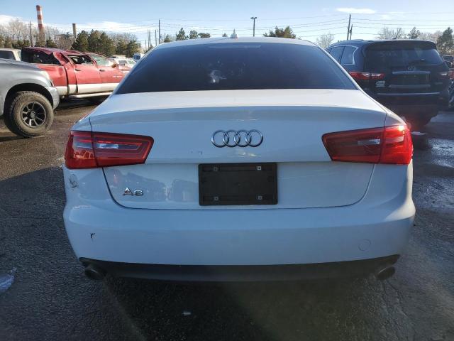 WAUCFAFC7EN093397 - 2014 AUDI A6 PREMIUM WHITE photo 6