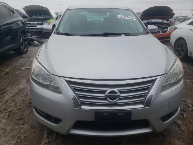 3N1AB7AP5FL656566 - 2015 NISSAN SENTRA S SILVER photo 5