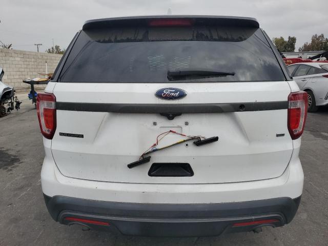 1FM5K8AR5GGA28370 - 2016 FORD EXPLORER POLICE INTERCEPTOR Weiß Foto 6