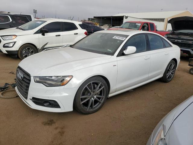 WAUHMAFCXFN038777 - 2015 AUDI A6 PRESTIGE WHITE photo 1