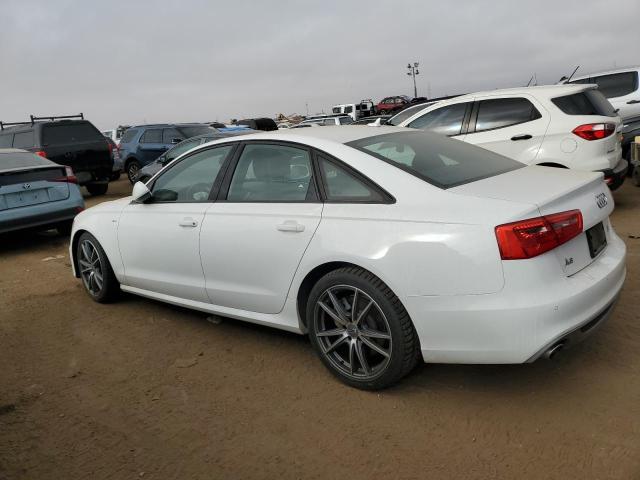 WAUHMAFCXFN038777 - 2015 AUDI A6 PRESTIGE WHITE photo 2