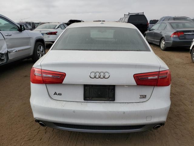 WAUHMAFCXFN038777 - 2015 AUDI A6 PRESTIGE WHITE photo 6