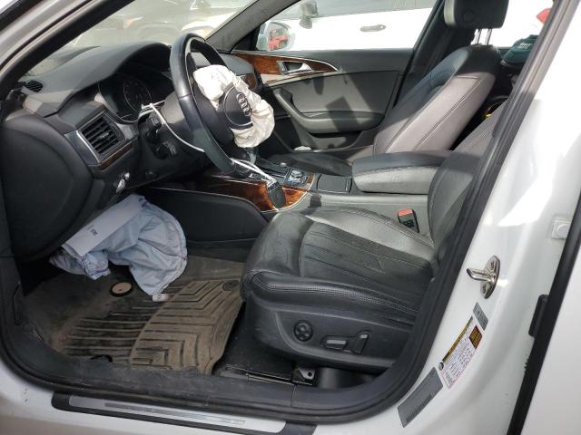 WAUHMAFCXFN038777 - 2015 AUDI A6 PRESTIGE WHITE photo 7