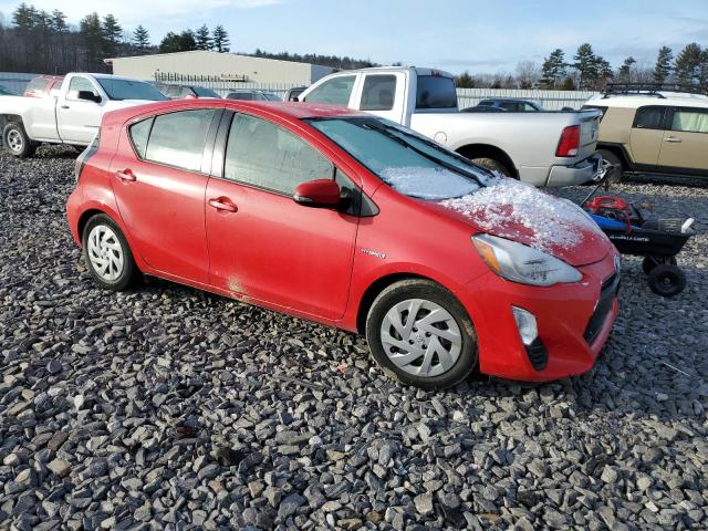 JTDKDTB31G1128080 - 2016 TOYOTA PRIUS C RED photo 4