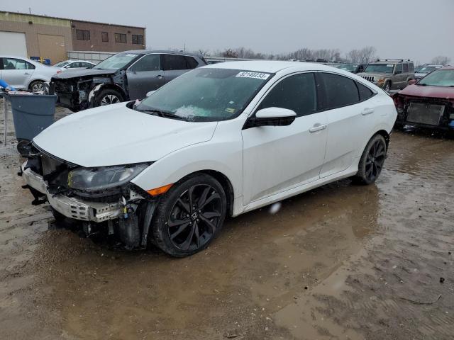 19XFC2F83LE028283 - 2020 HONDA CIVIC SPORT WHITE photo 1