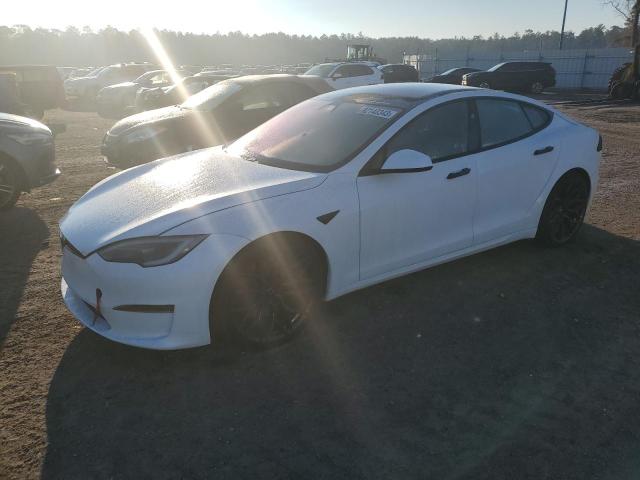 5YJSA1E57PF517162 - 2023 TESLA MODEL S WHITE photo 1