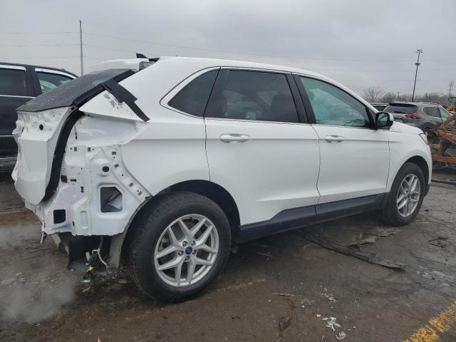 2FMPK4J99MBA46536 - 2021 FORD EDGE SEL WHITE photo 3