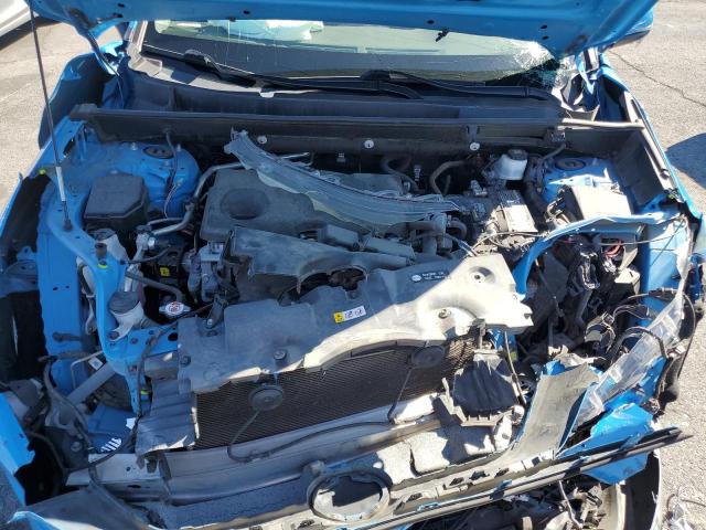 2T3W1RFV2KC005165 - 2019 TOYOTA RAV4 XLE BLUE photo 12