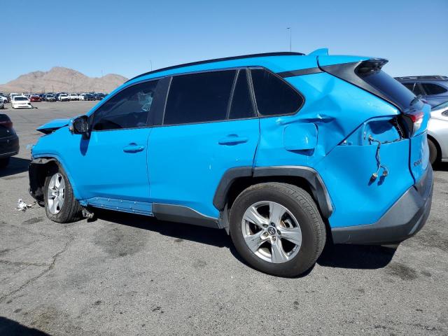 2T3W1RFV2KC005165 - 2019 TOYOTA RAV4 XLE BLUE photo 2