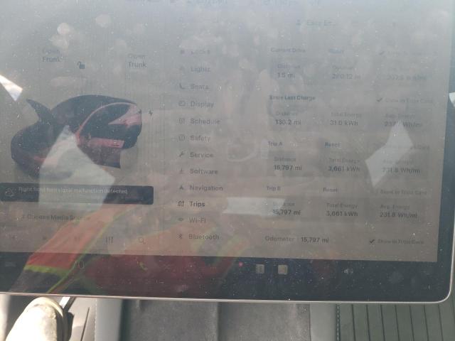 7SAYGDED3RF111452 - 2024 TESLA MODEL Y Білий фото 9