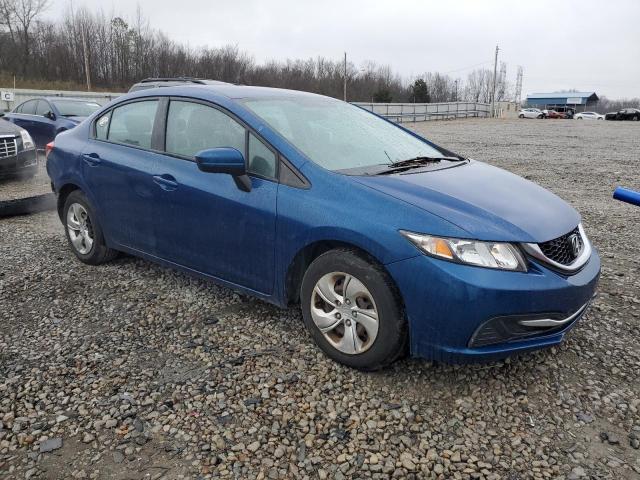 19XFB2F55FE017721 - 2015 HONDA CIVIC LX BLUE photo 4