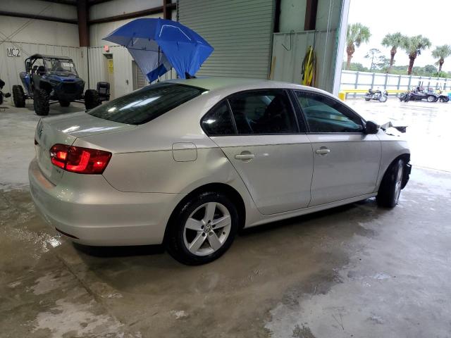 3VWLL7AJ9CM092082 - 2012 VOLKSWAGEN JETTA TDI Արծաթագույն լուսանկար 3