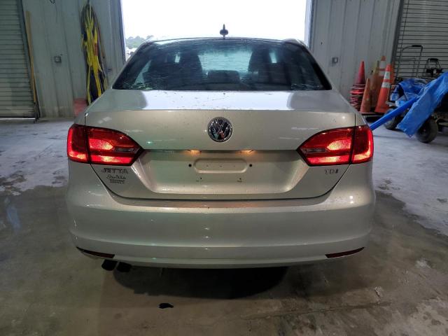 3VWLL7AJ9CM092082 - 2012 VOLKSWAGEN JETTA TDI Արծաթագույն լուսանկար 6