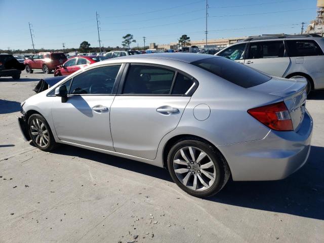 2HGFB2F50CH323999 - 2012 HONDA CIVIC LX SILVER photo 2