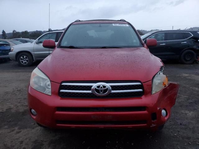 JTMZD31V685091071 - 2008 TOYOTA RAV4 LIMITED RED photo 5