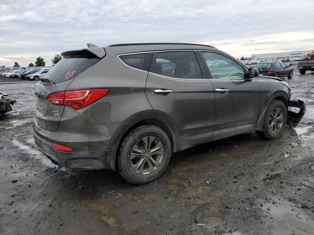 5XYZUDLBXEG174546 - 2014 HYUNDAI SANTA FE S GRAY photo 3