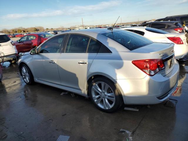 1G1PH5SC4C7271708 - 2012 CHEVROLET CRUZE LTZ SILVER photo 2