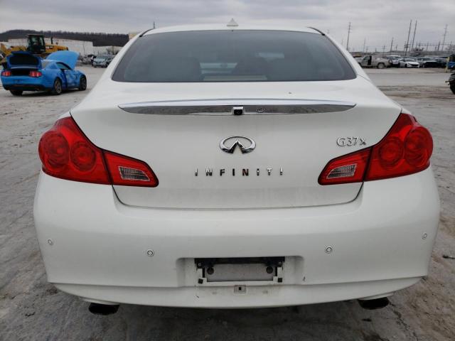 JN1CV6AR2AM251436 - 2010 INFINITI G37 WHITE photo 6