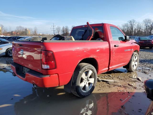 3C6JD6AT1CG117565 - 2012 DODGE RAM 1500 ST RED photo 3